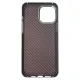 Husa fibra de carbon SILKASE pentru Apple iPhone 13 Pro, aramid kevlar, metal camera, culoare rosu (iPhone 13 Pro, H1390) by www.silkase.ro