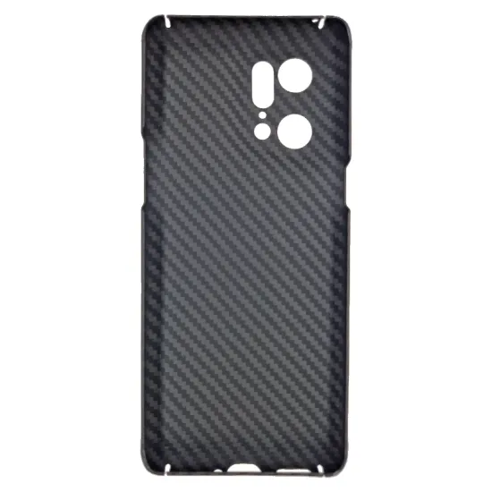 Husa fibra de carbon SILKASE pentru Oppo Find X5 Pro, aramid kevlar, negru mat (Find X5 Pro, H1447) by www.silkase.ro
