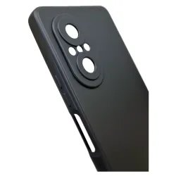 Husa SILKASE pentru Huawei Nova 9 SE, protectie camera, soft silicon, culoare negru