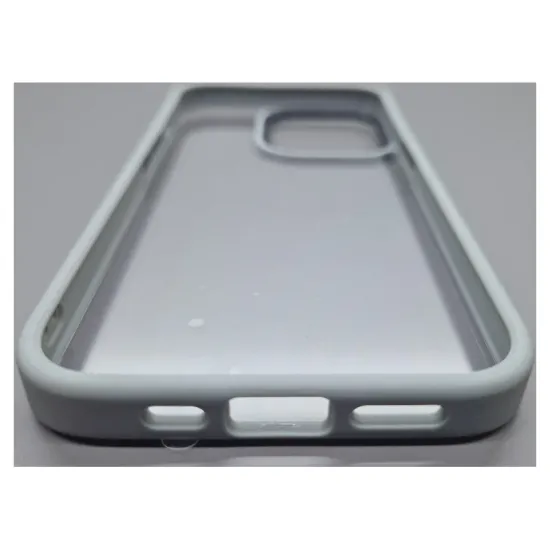 Husa SILKASE pentru Apple iPhone 13 Pro, plastic/cauciuc, transparent/gri (SILKASE, iPhone 13 Pro) by www.silkase.ro Husa SILKASE pentru Apple iPhone 13 Pro, plastic/cauciuc, transparent/gri (iPhone 13 Pro, H1471) by www.silkase.ro