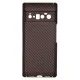 Husa fibra de carbon SILKASE pentru Google Pixel 6 Pro, protectie camera, aramid kevlar, rosu (Telefoane Google, H1507) by www.silkase.ro
