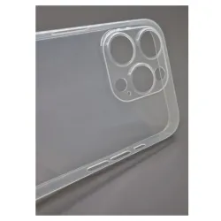 Husa 0.3mm pentru Apple iPhone 14 Pro, SILKASE, subtire, culoare transparent, plastic lucios