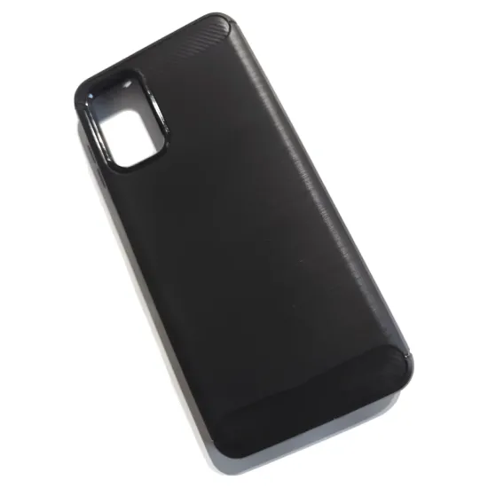 Husa SILKASE pentru Samsung Galaxy A04s, silicon carbon, culoare negru (Telefoane Samsung, H2201) by www.silkase.ro
