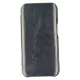 Husa flip iCarer, pentru Apple iPhone 13, din piele, tip carte cu clapeta curbata, negru (iPhone 13, H2223) by www.silkase.ro
