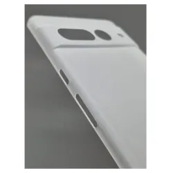 Husa 0.3mm SILKASE pentru Google Pixel 7 Pro, subtire, culoare alb-transparent, plastic mat