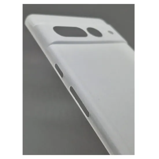 Husa 0.3mm SILKASE pentru Google Pixel 7 Pro, subtire, culoare alb-transparent, plastic mat (Telefoane Google, H2226) by www.silkase.ro