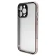 Husa 360 SILKASE pentru Apple iPhone 13 Pro, protectie camera, metal/sticla, negru/roz gold (iPhone 13 Pro, H2243) by www.silkase.ro