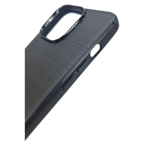 Husa SILKASE pentru Apple iPhone 14 Pro, silicon carbon, culoare negru (iPhone 14 Pro, H1539) by www.silkase.ro