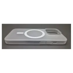 Husa SILKASE Ultra Slim, MagSafe pentru Apple iPhone 15 Pro, culoare alb/transparent Husa SILKASE Ultra Slim, MagSafe pentru Apple iPhone 15 Pro, culoare alb/transparent