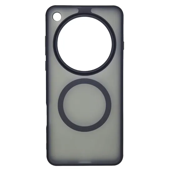 Husa SILKASE Hybrid MagSafe, pentru Oppo Find X8 Ultra, inel protectie camera, culoare negru