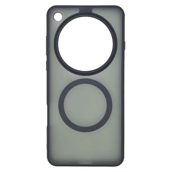 Husa SILKASE Hybrid MagSafe, pentru Oppo Find X8 Ultra, inel protectie camera, culoare negru