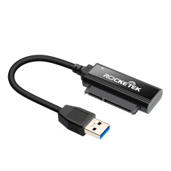 Adaptor citire HardDisk, SSD SATA - USB 3.0, negru