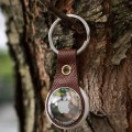 Breloc custom din piele, pentru Airtag