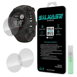 SILKASE Set 3 Folii Silicon Regenerabil Full-display Garmin Fenix 6s Pro (42mm), Lucios