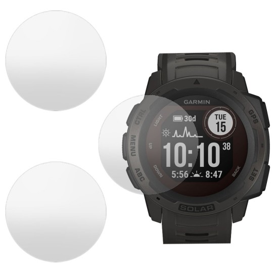 Set 3 folii mate SILKASE Garmin Instinct Solar (45mm), silicon, regenerabil, Full-display (SILKASE, Folie silicon smartwatch mate) by www.silkase.ro SILKASE Set 3 Folii Silicon Regenerabil Full-display Garmin Instinct Solar (45mm), Mat (Folie silicon smartwatch mate, W0393) by www.silkase.ro