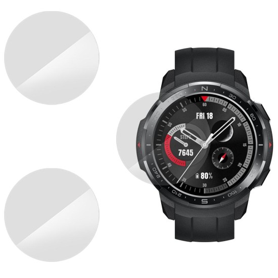 Set 3 folii SILKASE Honor Watch GS Pro 48mm, silicon, regenerabil, Full-display (SILKASE, Folie Silicon Smartwatch) by www.silkase.ro SILKASE Set 3 Folii Silicon Regenerabil Full-display Honor Watch GS Pro (48mm), Lucios (Folie Silicon Smartwatch, W0813) by www.silkase.ro