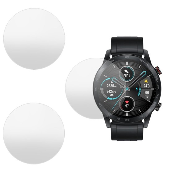 Set 3 folii mate SILKASE Honor Watch Magic 46mm, silicon, regenerabil, Full-display (SILKASE, Folie silicon smartwatch mate) by www.silkase.ro SILKASE Set 3 Folii Silicon Regenerabil Full-display Honor Watch Magic (46mm), Mat (Folie silicon smartwatch mate, W0831) by www.silkase.ro