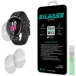 SILKASE Set 3 Folii Silicon Regenerabil Full-display Huawei Watch GT 2 (46mm), Lucios SILKASE Set 3 Folii Silicon Regenerabil Full-display Huawei Watch GT 2 (46mm), Lucios