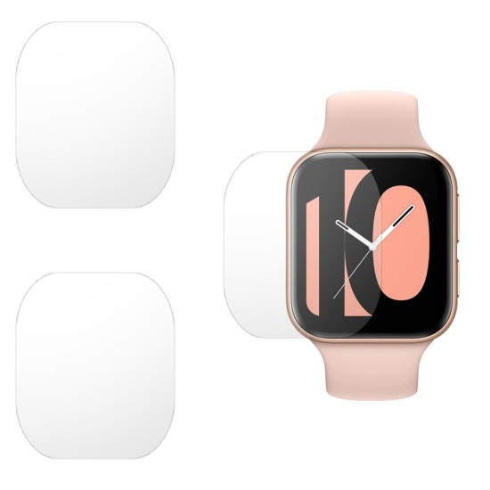 Set 3 folii mate SILKASE Oppo Watch 41mm, silicon, regenerabil, Full-display (SILKASE, Folie silicon smartwatch mate) by www.silkase.ro SILKASE Set 3 Folii Silicon Regenerabil Full-display Oppo Watch (41mm), Mat (Folie silicon smartwatch mate, W0822) by www.silkase.ro