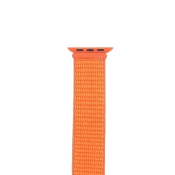 SILKASE Curea Textilă Sport Apple Watch 42mm/41mm/40mm/38mm (Seria 11-1 / SE), Portocaliu