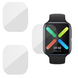 SILKASE Set 3 Folii Silicon Regenerabil Full-display Oppo Watch (46mm), Lucios SILKASE Set 3 Folii Silicon Regenerabil Full-display Oppo Watch (46mm), Lucios