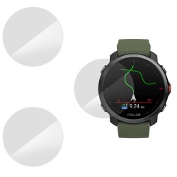 SILKASE Set 3 Folii Silicon Regenerabil Full-display Polar Grit X (47mm), Lucios