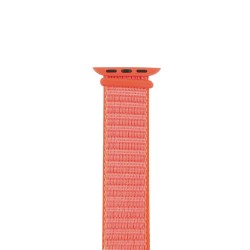 SILKASE Curea Textilă Sport Apple Watch 42mm/41mm/40mm/38mm (Seria 11-1 / SE), Portocaliu Fluo