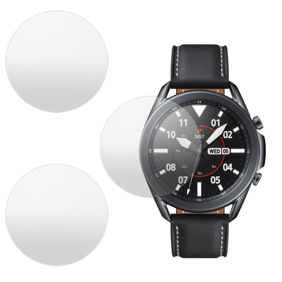 Set 3 folii mate SILKASE Samsung Watch 3 45mm, silicon, regenerabil, Full-display (SILKASE, Folie silicon smartwatch mate) by www.silkase.ro SILKASE Set 3 Folii Silicon Regenerabil Full-display Samsung Watch 3 (45mm), Mat (Folie silicon smartwatch mate, W0428) by www.silkase.ro