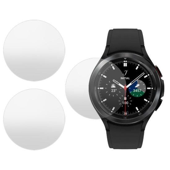 Set 3 folii mate SILKASE Samsung Galaxy Watch4 Classic 42mm, silicon, regenerabil, Full-display (SILKASE, Folie silicon smartwatch mate) by www.silkase.ro SILKASE Set 3 Folii Silicon Regenerabil Full-display Samsung Galaxy Watch4 Classic (42mm), Mat (Folie silicon smartwatch mate, W0834) by www.silkase.ro