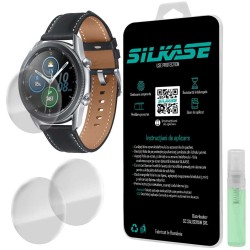 SILKASE Set 3 Folii Silicon Regenerabil Full-display Samsung Watch 3 (45mm), Lucios SILKASE Set 3 Folii Silicon Regenerabil Full-display Samsung Watch 3 (45mm), Lucios