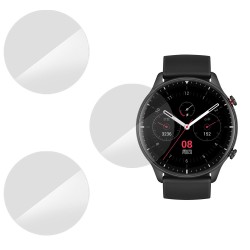 SILKASE Set 3 Folii Silicon Regenerabil Full-display Xiaomi Amazfit GTR 2 Sport (47mm), Lucios