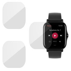 SILKASE Set 3 Folii Silicon Regenerabil Full-display Xiaomi Amazfit GTS 2 (43x35mm), Lucios