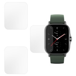 SILKASE Set 3 Folii Silicon Regenerabil Full-display Xiaomi Amazfit GTS 2e (43x36mm), Mat