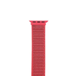 SILKASE Curea Textilă Sport Apple Watch 42mm/41mm/40mm/38mm (Seria 11-1 / SE), Roz Fluo/Magenta