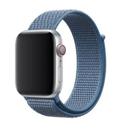 SILKASE Curea Textilă Sport Apple Watch 49mm/46mm/45mm/44mm/42mm (Ultra 3-1 / Seria 11-1 / SE), Albastru SILKASE Curea Textilă Sport Apple Watch 49mm/46mm/45mm/44mm/42mm (Ultra 3-1 / Seria 11-1 / SE), Albastru