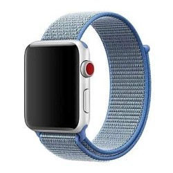 SILKASE Curea Textilă Sport Apple Watch 49mm/46mm/45mm/44mm/42mm (Ultra 3-1 / Seria 11-1 / SE), Albastru Deschis/Gri SILKASE Curea Textilă Sport Apple Watch 49mm/46mm/45mm/44mm/42mm (Ultra 3-1 / Seria 11-1 / SE), Albastru Deschis/Gri