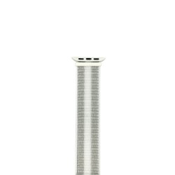 SILKASE Curea Textilă Sport Apple Watch 42mm/41mm/40mm/38mm (Seria 11-1 / SE), Alb/Gri Deschis SILKASE Curea Textilă Sport Apple Watch 42mm/41mm/40mm/38mm (Seria 11-1 / SE), Alb/Gri Deschis