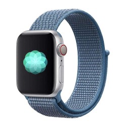SILKASE Curea Textilă Sport Apple Watch 49mm/46mm/45mm/44mm/42mm (Ultra 3-1 / Seria 11-1 / SE), Turcoaz