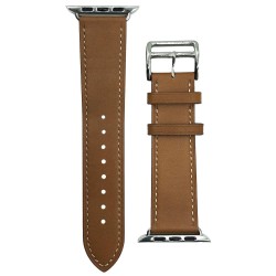 SILKASE Curea Piele (Piele Naturală) Apple Watch 49mm/46mm/45mm/44mm/42mm (Ultra 3-1 / Seria 11-1 / SE), Maro SILKASE Curea Piele (Piele Naturală) Apple Watch 49mm/46mm/45mm/44mm/42mm (Ultra 3-1 / Seria 11-1 / SE), Maro