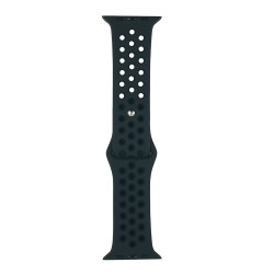 SILKASE Curea Sport Silicon Lichid (Liquid) Apple Watch 49mm/46mm/45mm/44mm/42mm (Ultra 3-1 / Seria 11-1 / SE), Negru