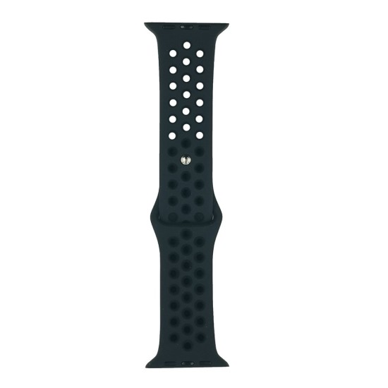 Curea Apple iWatch, SILKASE Sport Liquid silicone, 42/44mm, negru (SILKASE, Curele Ceas) by www.silkase.ro SILKASE Curea Sport Silicon Lichid (Liquid) Apple Watch 49mm/46mm/45mm/44mm/42mm (Ultra 3-1 / Seria 11-1 / SE), Negru (Curele Ceas, W0076) by www.silkase.ro
