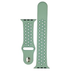 SILKASE Curea Sport Silicon Lichid (Liquid) Apple Watch 49mm/46mm/45mm/44mm/42mm (Ultra 3-1 / Seria 11-1 / SE), Verde/Kaki