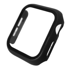 SILKASE Husă Full Cover cu Sticlă Apple Watch 46mm/45mm/44mm (Seria 11/7/SE), Negru SILKASE Husă Full Cover cu Sticlă Apple Watch 46mm/45mm/44mm (Seria 11/7/SE), Negru