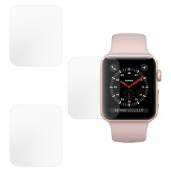 SILKASE Set 3 Folii Silicon Regenerabil Full-display Apple Watch 38mm (Seria 3-1), Mat
