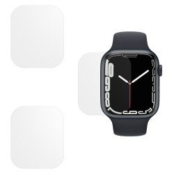 SILKASE Set 3 Folii Silicon Regenerabil Full-display Apple Watch 46mm/45mm (Seria 11/7), Mat