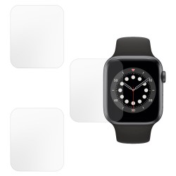 SILKASE Set 3 Folii Silicon Regenerabil Full-display Apple Watch 46mm/45mm/44mm (Seria SE/5/6), Mat