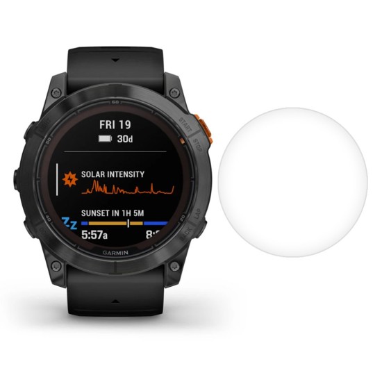 Set 3 folii mate SILKASE pentru Garmin Fenix 7X Pro 51mm, silicon, Full-display (SILKASE, Folie silicon smartwatch mate) by www.silkase.ro SILKASE Set 3 Folii Silicon Regenerabil Full-display Garmin Fenix 7X Pro (51mm - 1.4 inch), Mat (Folie silicon smartwatch mate, W1200) by www.silkase.ro