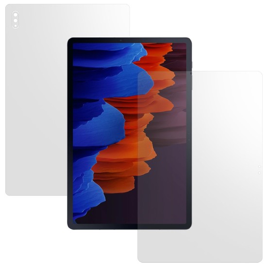 Set 2 folii mate SILKASE Samsung Galaxy Tab S7 Plus 12.4", protectie tableta, silicon regenerabil (Folie Silicon Tableta Mata, T0178) by www.silkase.ro