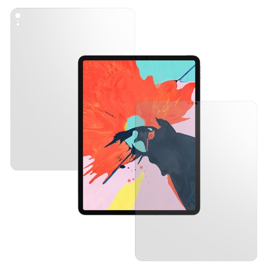 Set 2 folii mate SILKASE Apple iPad Pro 12.9" (2018), protectie tableta, silicon regenerabil (Folie Silicon Tableta Mata, T0171) by www.silkase.ro