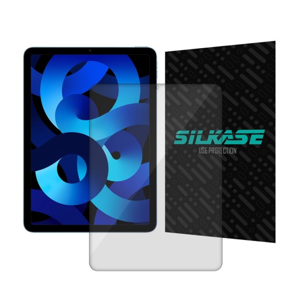 Folie SILKASE pentru Apple iPad Air 5 10.9" (2022), protectie ecran, silicon regenerabil (Protectie laptop, T0192) by www.silkase.ro